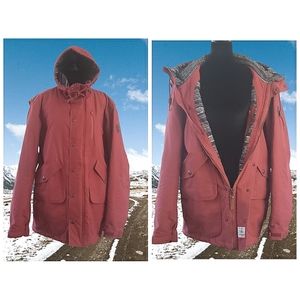 Burton Dryride Hooded Snow Ski Snowboard Winter Unisex Parka Large Jacket